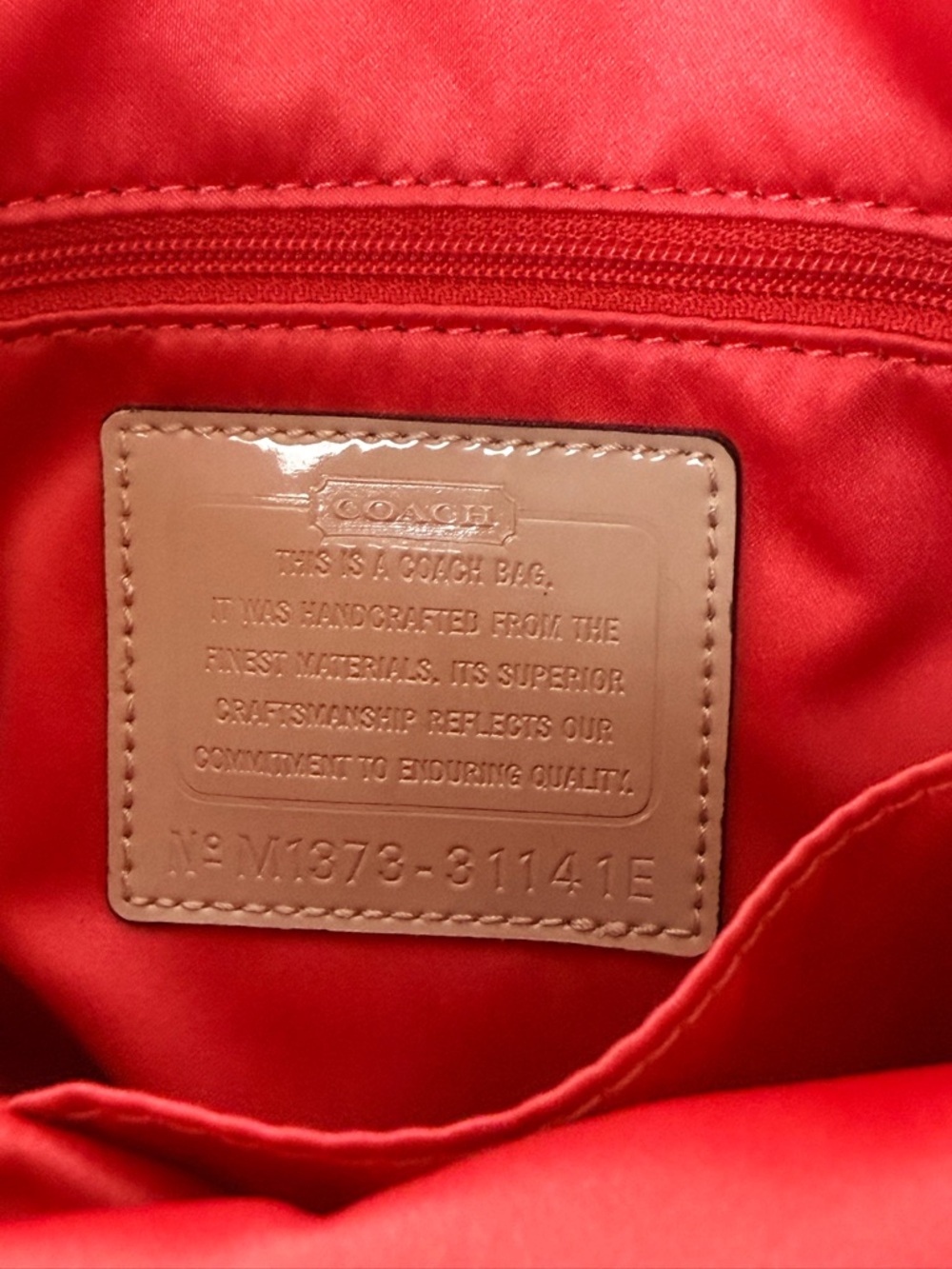 Coach Poppy Signature Canvas Hallie East/West Logo Tote Taupe/Multi EUC - Picture 10 of 11